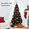 Best Choice Products Artificial Christmas Tree, Premium Unlit Pine Design, Dense Branches  w/Easy Assembly  - Black